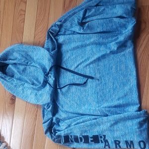 Blue Underarmour Heatgear hoodie